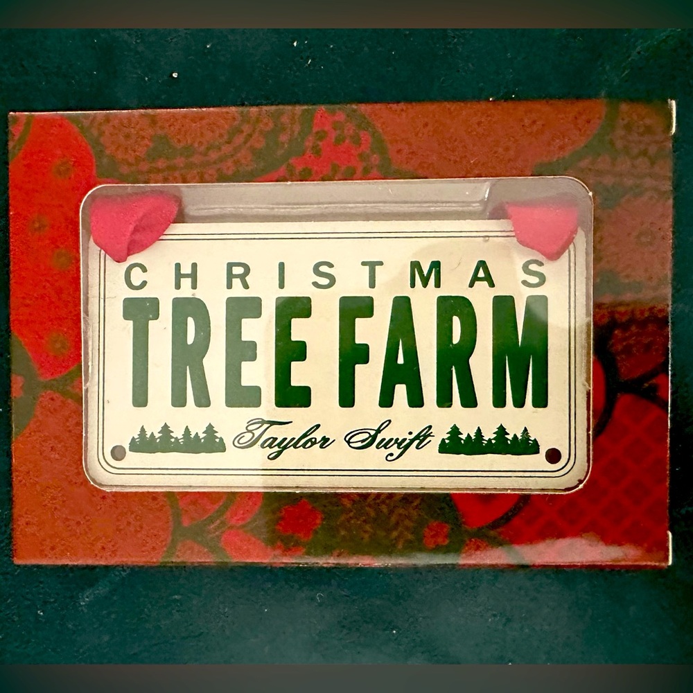 Official Taylor Swift Christmas tree farm ornament. New. In original box.